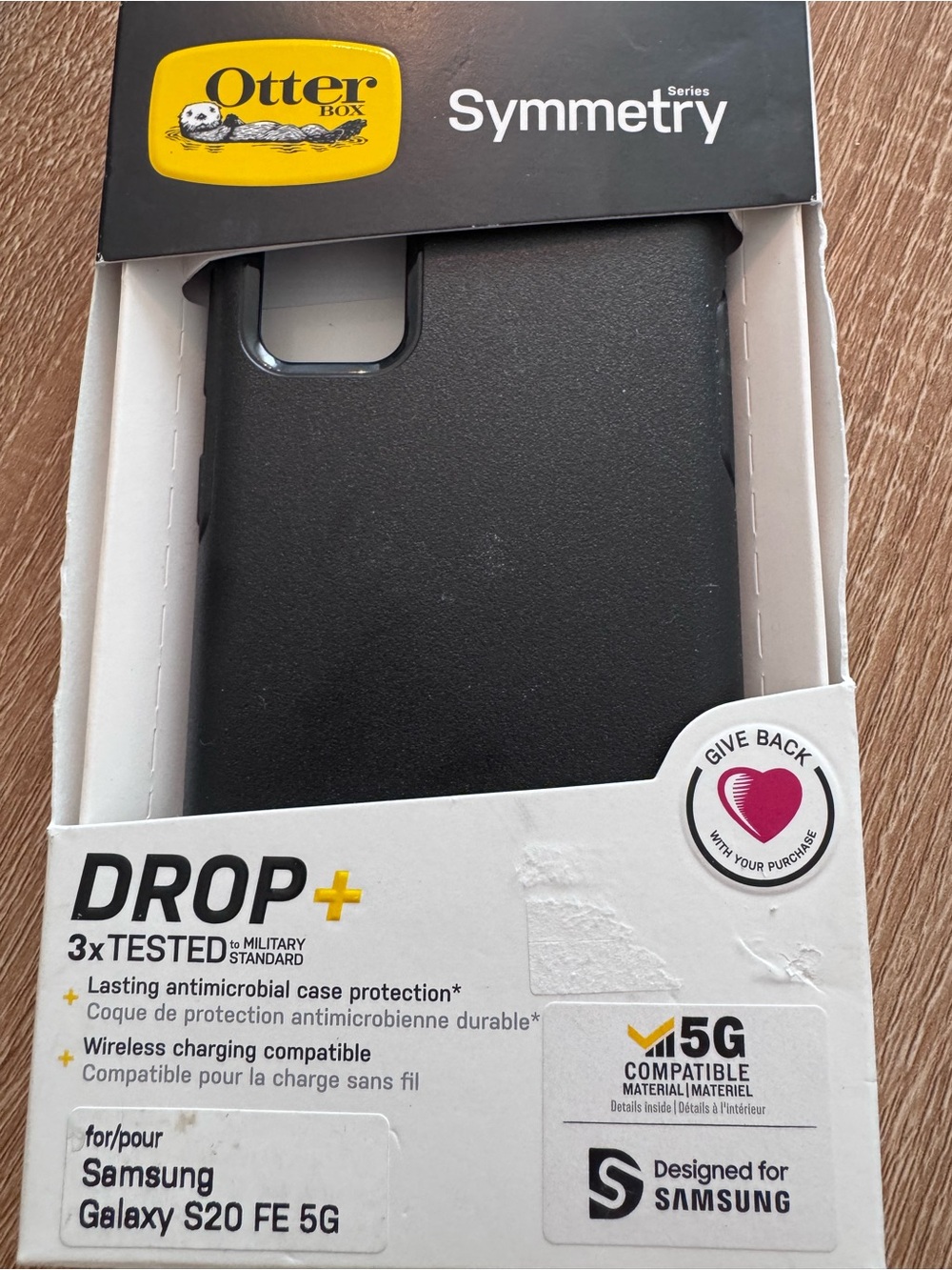 OtterBox Symmetry Series Black Case for Samsung Galaxy S20 FE 5G